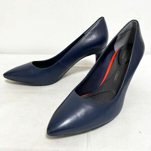 WA 180 ★ ② Rockport Lock Port The Leather Pumps Heel Shoes 23,5 Ladies Favy