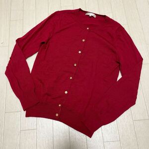  peace 190* KUMIKYOKU Kumikyoku long sleeve knitted cardigan 3 lady's red 