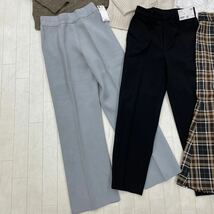 和★⑤ 新品 6点セット GU UNIQLO ジーユー ユニクロ ニット セーター カーディガン パンツ スカート ボタンシャツ S XS レディース_画像2