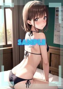 Z1192-203AKC 鹿野千夏 アオのハコ ポスター A4 美少女 最高品質 アニメ 同人 コレクション