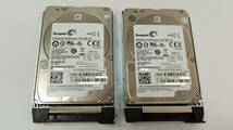 中古動作品 NEC 1.2TB 2.5" SAS 10K 12Gb/s HDD Lot of 2PCS NB150-483 1FF200-047 ST1200MM0088_画像1