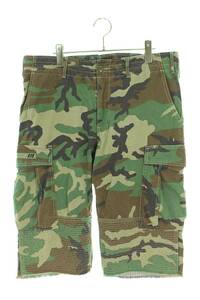 ダブルタップス WTAPS 13AW 132GWDT-PTM01S JUNGLE CHOPPED サイズ:3 ジャングルチョップドカーゴショートパンツ 中古 BS99