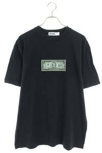 シークエル SEQUEL サイズ:L ロゴマニープリントTシャツ 中古 BS99