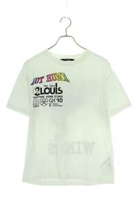 ルイヴィトン LOUISVUITTON 19SS RM191 LVO HGY96W サイズ:XS カンザスウィンドプリントTシャツ 中古 BS99