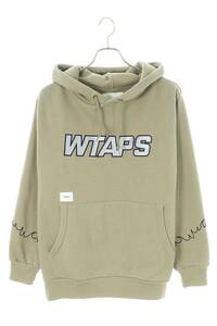 ダブルタップス WTAPS 20AW 202ATDT-CSM20 DRIFTERS サイズ:1 ロゴ刺繍プルオーバーパーカー 中古 BS99