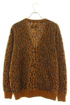 ワコマリア WACKO MARIA LEOPARD MOHAIR CARDIGAN サイズ:M レオパードモヘアカーディガン 中古 BS99_画像2