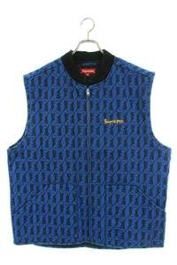 シュプリーム SUPREME 18AW Gonz Shop Vest サイズ:XL 胸ロゴパンサープリントゴンズショップ総柄ベスト 中古 BS99