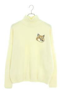 メゾンキツネ MAISON KITSUNE JM00560KT1063 サイズ:S フォックスヘッドジャガードハイネックニット 中古 BS99