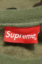 シュプリーム SUPREME 15AW Box Logo Crewneck サイズ:L ボックスロゴカモフラ柄クルーネックスウェット 中古 OM10_画像3