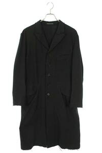 ヨウジヤマモトプールオム YOHJI YAMAMOTO POUR HOMME HJ-J70-097 サイズ:2 カットオフデザインコットンコート 中古 BS99