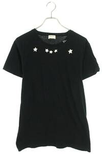 サンローランパリ SAINT LAURENT PARIS 16SS 412182 Y2SC1 サイズ:XS ネックスタープリントTシャツ 中古 BS99