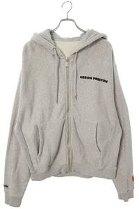 ヘロンプレストン HERON PRESTON 18AW HMBE001F18603013 サイズ:M ロゴ刺繍ジップアップパーカー 中古 BS99