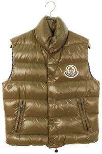 モンクレール MONCLER TIBET チベット サイズ:1 ワッペン付ジップアップダウンベスト 中古 BS99