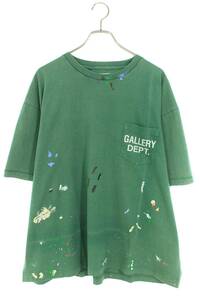 ギャラリーデプト GALLERY DEPT VLTP1040 サイズ:XXL スプラッシュペイントロゴプリントTシャツ 新古品 SS13