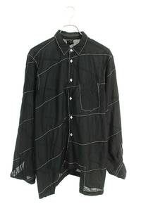 コムデギャルソンオムプリュス COMME des GARCONS HOMME PLUS サイズ:M 螺旋ステッチ変形長袖シャツ 中古 BS99