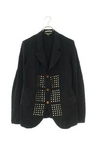 コムデギャルソンオムプリュス COMME des GARCONS HOMME PLUS PS-J211 サイズ:S AD2006 EVERGREEN 製品染めスタッズジャケット 中古 BS99