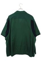 サカイ Sacai 22SS 22-02792M Cotton Twill Bowling Shirt サイズ:3 ロゴ刺繍ボウリング半袖シャツ 中古 BS99_画像2