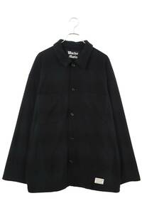 ワコマリア WACKO MARIA 23AW CHECK FLEECE SHIRT JACKET サイズ:XL チェックフリース長袖シャツ 中古 BS99