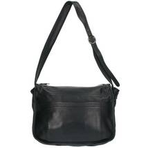 クロムハーツ Chrome Hearts SHOULDER BAG-LARGE ブラックロジウム加工ガンスリンガーストラップレザーショルダーバッグ 中古 SS07_画像2