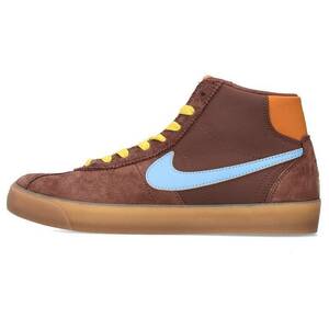 ナイキ NIKE Why So Sad? WMNS NIKE SB BRUIN HI PRM WSS DX4325-200 サイズ:28cm ブルインハイプレミアムスニーカー 中古 BS99