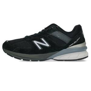 ニューバランス New Balance 2019 M990BK5 サイズ:25cm スエード/メッシュローカットスニーカー 中古 BS99