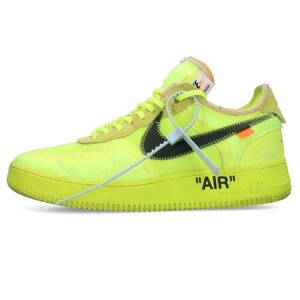 ナイキ オフホワイト NIKE OFF-WHITE AIR FORCE 1 LOW AO4606-700 サイズ:27cm エアフォースワンロースニーカー 中古 BS99