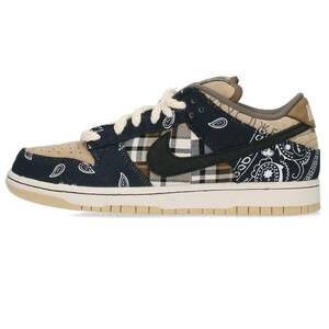 ナイキ NIKE SB DUNK LOW PRM QS TRAVIS SCOTT CACTUS JACK CT5053-001 26.5cm ダンクロープレミアムスニーカー 中古 OM10