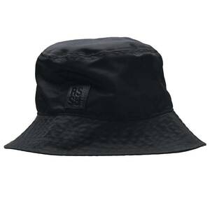 ラフシモンズ RAF SIMONS Bucket Hat With Small Leater 7843174506 サイズ:M/L レザーロゴナイロンバケットハット 中古 BS99