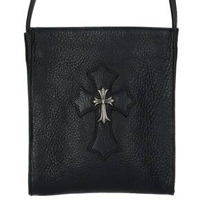 クロムハーツ Chrome Hearts SQ PKT CH CROSS/スクエアポケットCHクロス レザーパッチショルダーバッグ 中古 GZ11