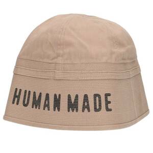 ヒューマンメイド HUMAN MADE サイズ:L ロゴプリントバケットハット 中古 BS99