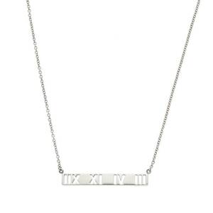  Tiffany TIFFANY&Co. Atlas silver necklace used BS99