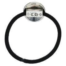 クロムハーツ Chrome Hearts HAIRBAND/クロスボールボタンヘアゴム シルバーコンチョ 中古 OM10_画像2