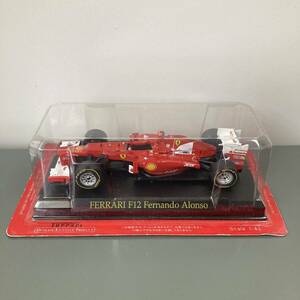 アシェット 1/43 フェラーリF1コレクション Ferrari F12 F2012 Fernando Alonso 【台座修正ステッカー付き】