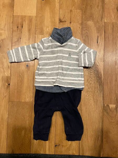 GAP baby ロンパース　前後リバーシブル ベビー服 長袖サイズ3〜6mths