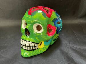 カラベラ グリーン H56 Calavera red Mexico メキシコ usdm hdm jdm アメリカ雑貨 アメリカン雑貨 ワイ雑貨 メキシコ雑貨 カリフォルニア