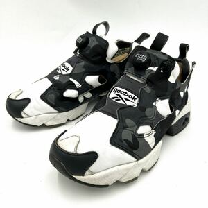 J@ 16年製 '人気コラボ' Reebok リーボック × A BATHING APE エイプ INSTA PUMP FURY MITA BAPE ポンプフューリー スニーカー 26cm BD1355