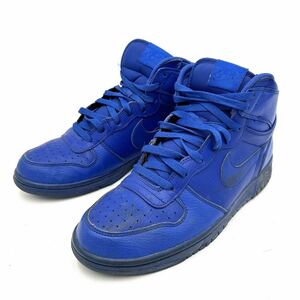 E @ 16年製 '履き心地抜群' NIKE ナイキ BIG NIKE HIGH ナイキビッグハイ HIGH CUT スニーカー 27.5cm メンズ 靴 シューズ 青系 336608-440