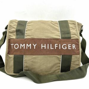 @ 洗礼されたデザイン '人気モデル' TOMMY HILFIGER トミーヒルフィガー 大容量収納 メッセンジャーバッグ 斜め掛け鞄 ショルダーバッグ