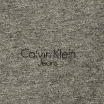 E ▼ 良品 / 洗練されたデザイン!! '着心地抜群' Calvin Klein Jeans カルバンクライン ジーンズ ロゴ刺繍 長袖 ジップアップ ワンピース L_画像5