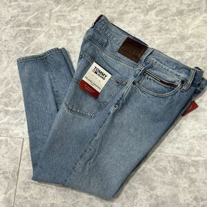 Z @ 未使用 '都会のカジュアルウェア' TOMMY JEANS トミージーンズ TOMMY HILFIGER RELAXED CROPPED デニムパンツ / ジーンズ W36 L32 