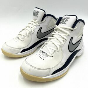 E @ 12年製 '洗礼されたデザイン' NIKE ナイキ THE OVERPLAY ザオーバープレイ HIGH CUT バスケットボール シューズ 27.5cm 511372-102