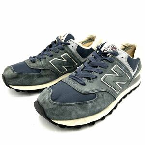 A @ 15年製 '人気モデル' New Balance ニューバランス ML574SRN スエード LEATHER ローカット スニーカー 28cm メンズ 紳士靴 シューズ 