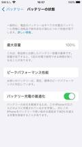 【透明TPUカバー付】iPhone 6s 100％ シルバー 64GB SIMフリー ソフトバンク Softbank 〇_画像4