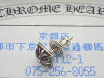 正規品CHROME HEARTS ★STUD　PYRAMID　 PLSピアス★インボイス原本附属_画像5