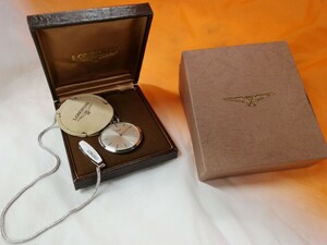 g_t R603 ☆LONGINES ロンジン 懐中時計 手巻き チェーン付き ケース/外箱あり不稼働品☆ 【現状品】