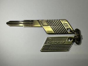 NISSAN 日産 ニッサン checker key fashion key チェッカーキー ファッションキー ブランクキー スペアキー 鍵 M165 旧車 JDM 当時物 新品 