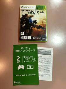 Xbox360★タイタンフォール★used☆Titanfall☆import Japan JP