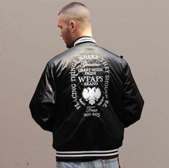 L WTAPS TEAM JACKET BENCH BLACK DESCENDANT NEIGHBORHOOD