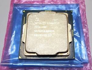 インテル Core i5 9400F bulk　CPUのみ（箱・クーラー無し）　
