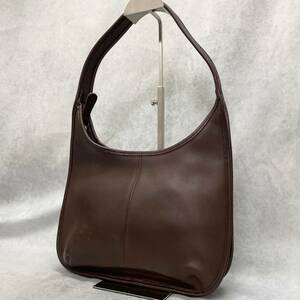 1円〜 美品 COACH コーチ エルゴ ショルダーバッグ レザー ブラウン系 トートバッグ オールドコーチ 9025 